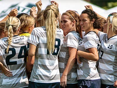Aggie soccer players