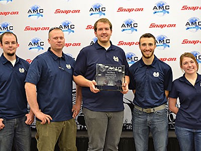 USU's aviation maintenance management team members, 2016