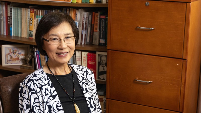 Zhida Song-James poses for a photograph.