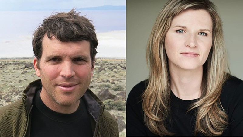 James R. Swensen (left) and Tara Westover.