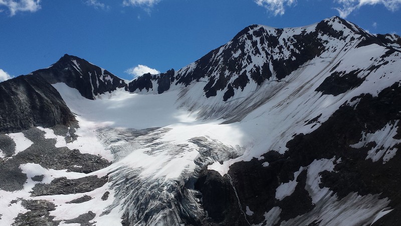 A glacier in western Canada.