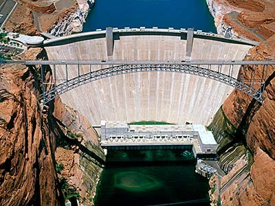 Glen Canyon Dam on Colorado River
