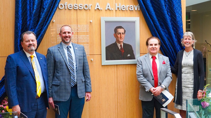 Alumnus Honors his Father with the Dedication of the Professor A.A. Heravi Atrium