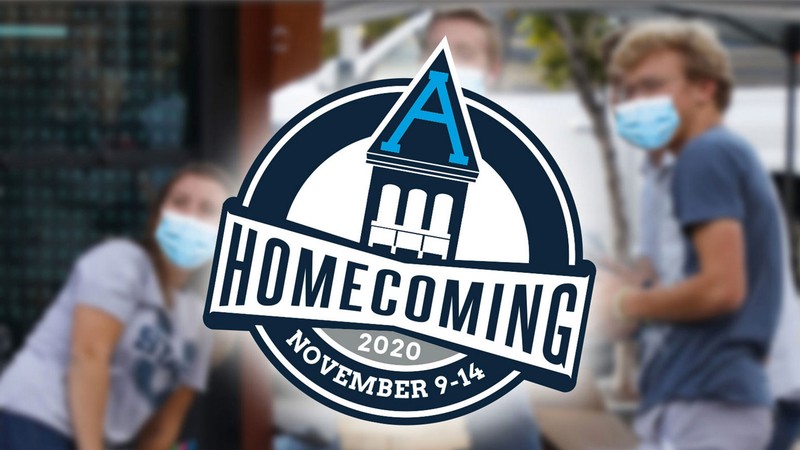 Homecoming 2020 graphic with dates of Nov. 9-14