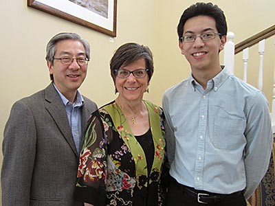 Joanna Endter-Wada and family at her Inaugural Professor lecture