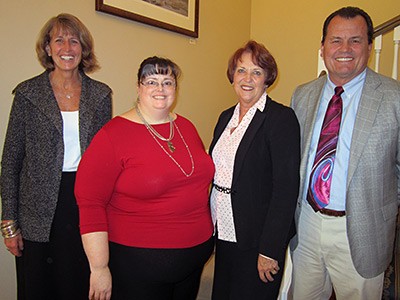 Inaugural Professor Ruby Ward with USU administrators