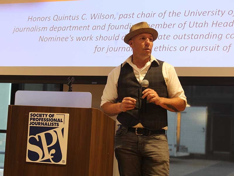 Matthew LaPlante, associate professor of journalism