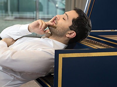 Mahan Esfahani, 2015 USU Wassermann Festival opening artist