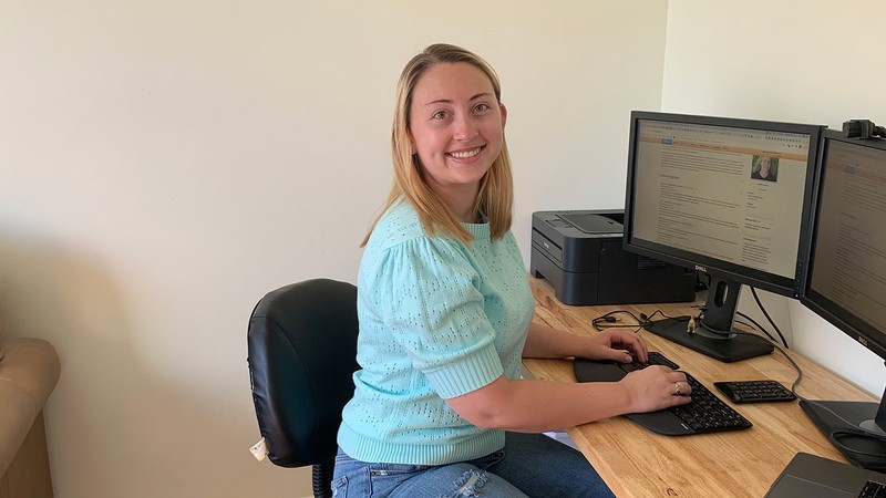 Megan Fairbanks, a history graduate student and USU Libraries staff member,