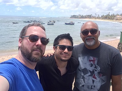 CHaSS faculty members Jason Gilmore, Francois Dengah and Marcus Brasileiro