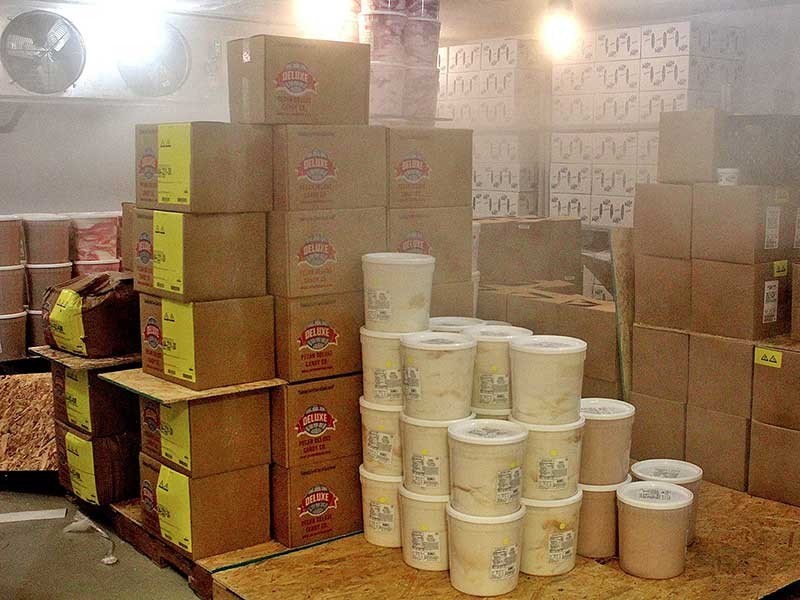 Expansion of the freezer at the Gary H. Richardson Dairy Products Laboratory