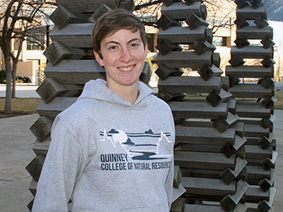 USU wildlife science major Morgan Hughes