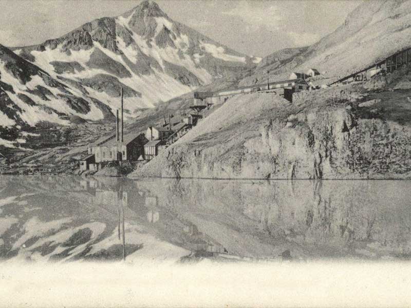 Silver Lake Mine near Silverton, Colorado (shown here in the early 1900s)