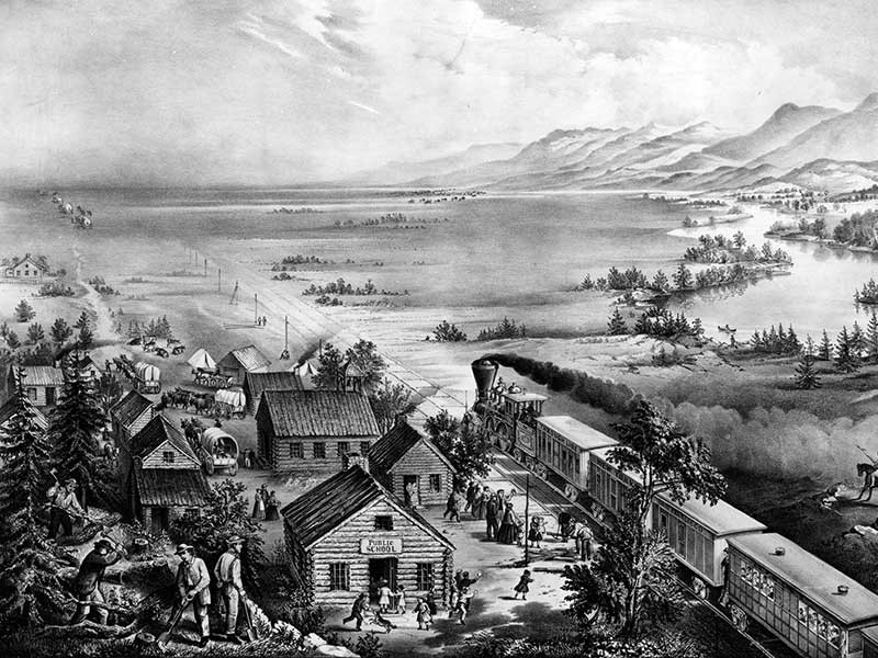 historic railroad image