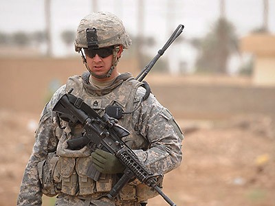 A U.S. soldier
