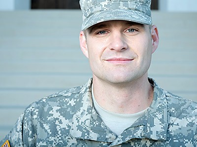 a military veteran
