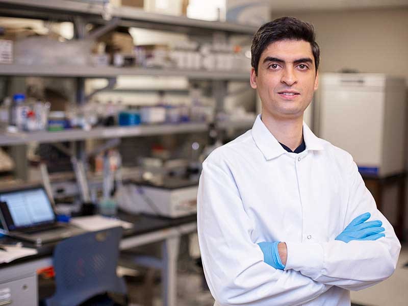 USU Engineering PhD student, Farhad Farjood.