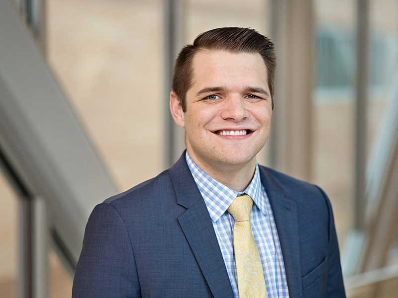 Civil engineering student Seth Thompson
