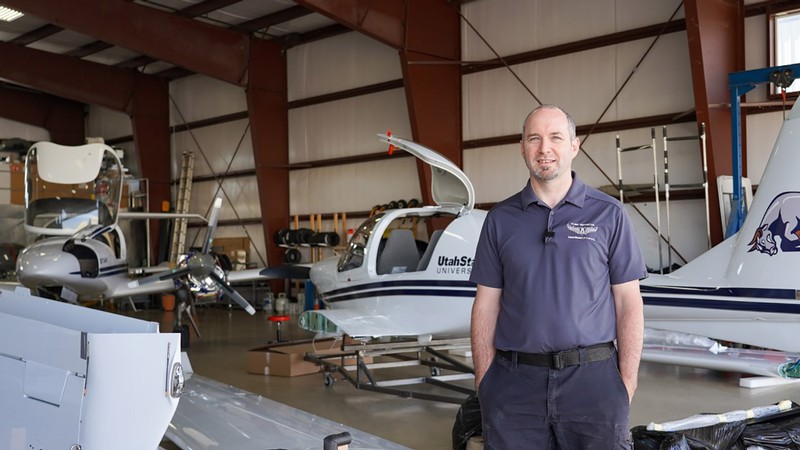 Aaron Dyches, director of airport operations and chief flight instructor.