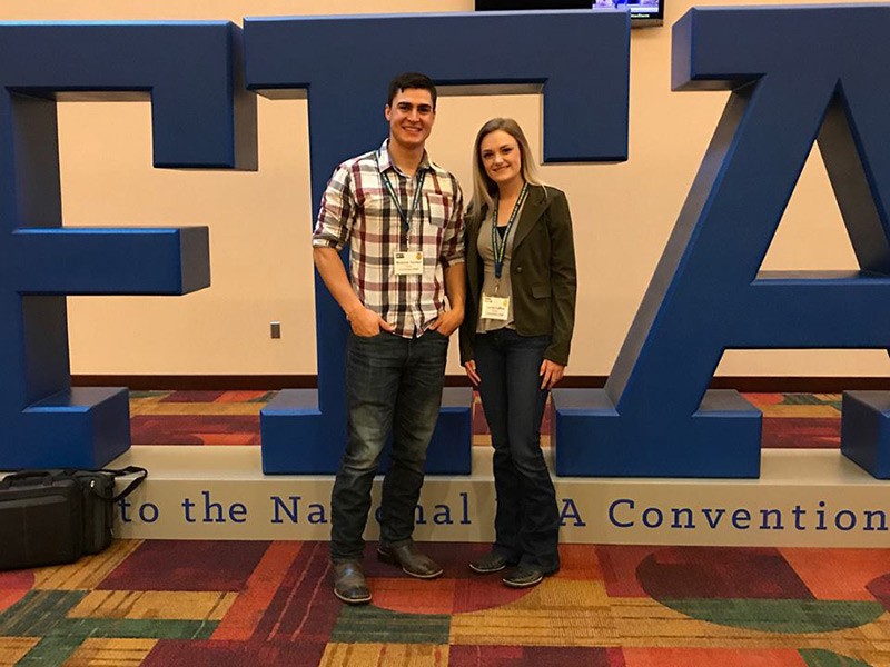 Bronson Teichert and Corryn LaRue