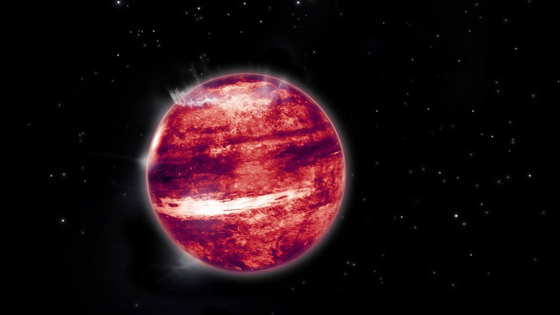This illustration depicts a brown dwarf.