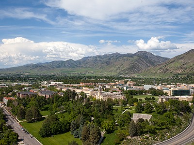 USU campus aerial