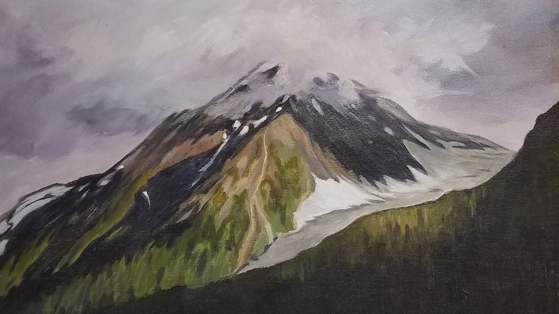 Explorer Glacier, Turnagain Arm Alaska by Charlie Johnston.