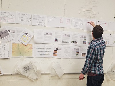 LAEP students with work