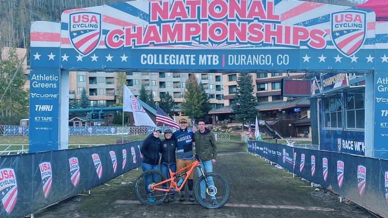 USU's cycling team in Durango, Colorado.