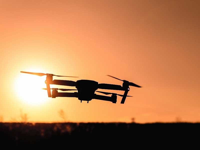Drone in the air