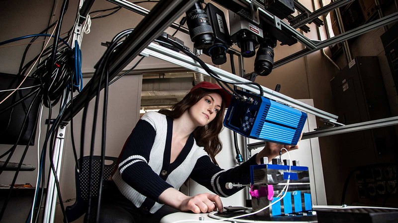 Mechanical engineering undergrad Alexandra Loftin.