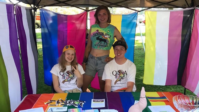 Members of the QSA Club during “Day on the Quad