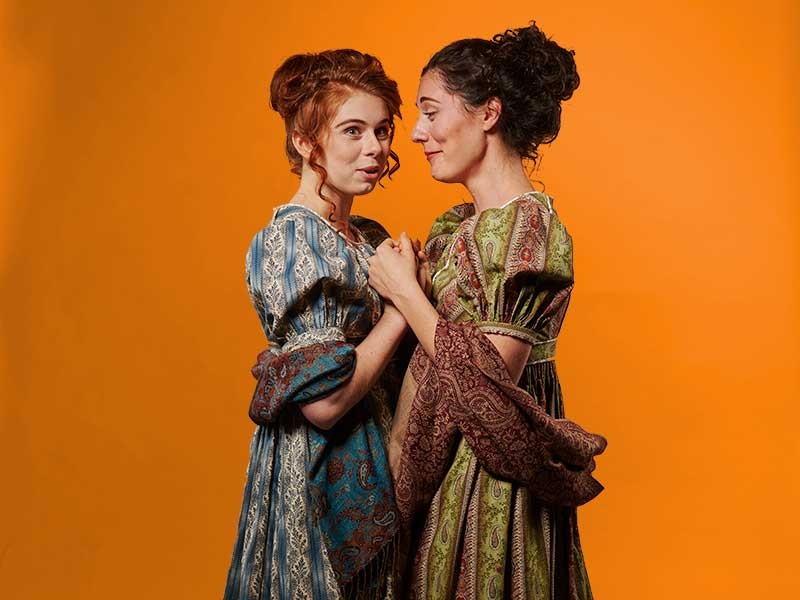Morgen Kerian (left) and Kelly Rogers star as the Dashwood Sisters