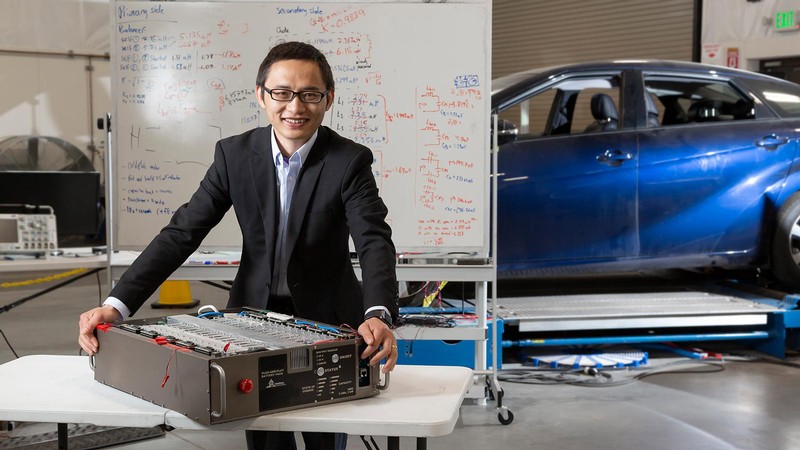 Assistant professor of electrical and computer engineering Hongjie Wang.
