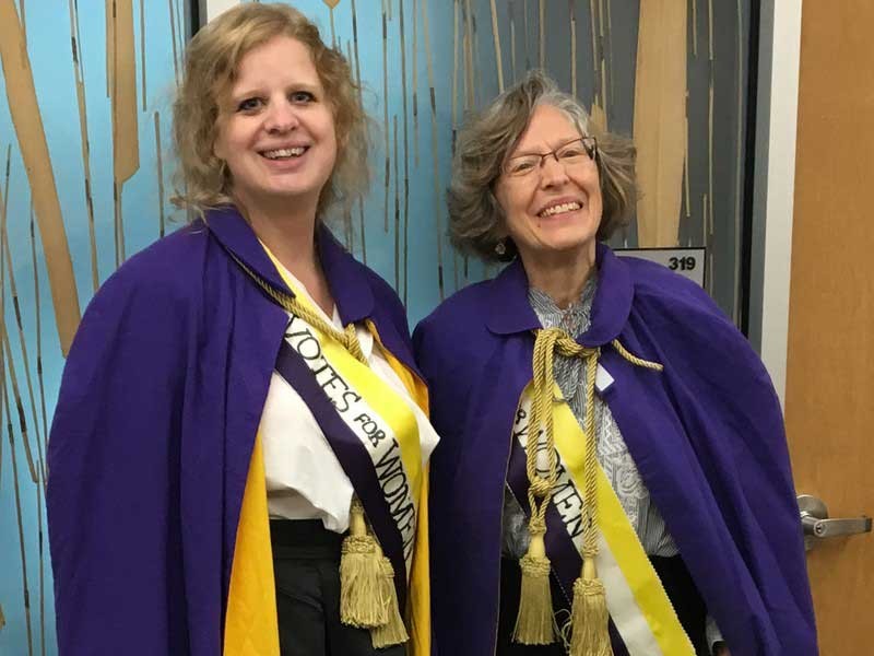 Candi Carter Olson and Cathy Bullock