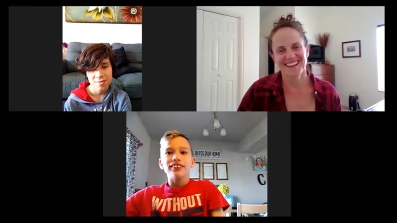 online instruction with students.