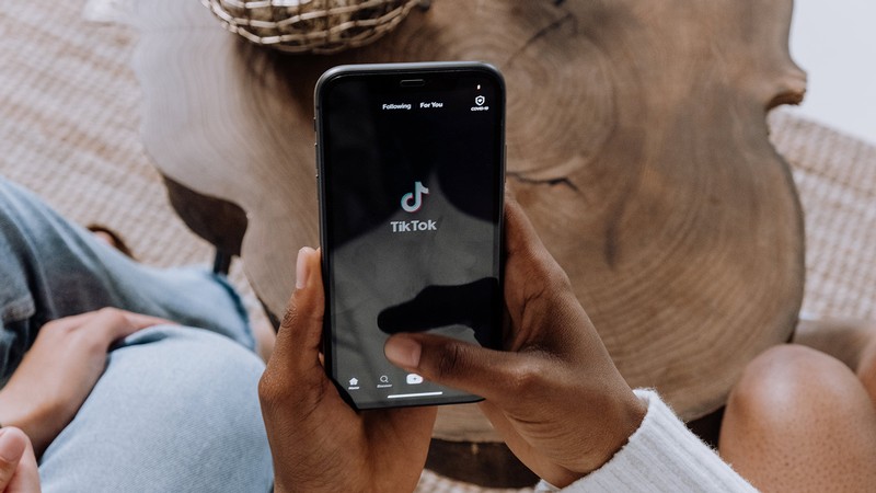 Tik Tok screen on a smart phone.