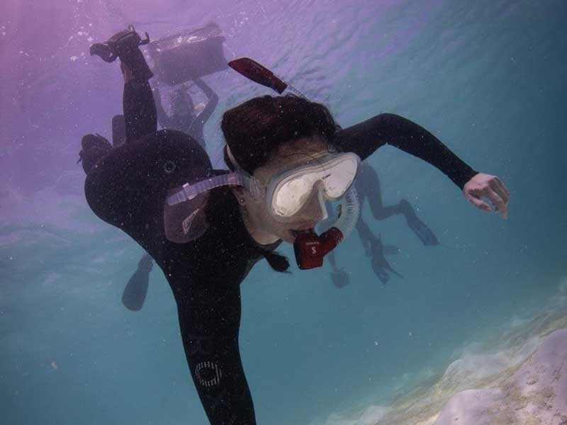 Trisha Atwood, scuba diving