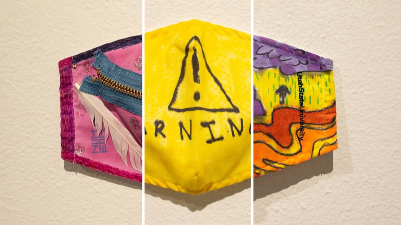 mask created by a local Cache Valley student.