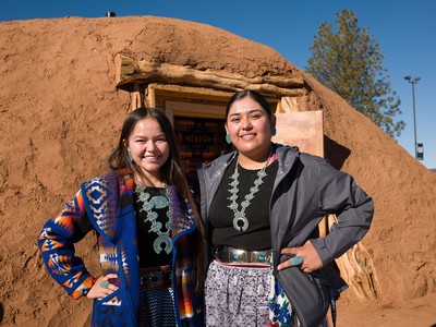 Que Begay and Riana James