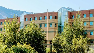 The Emma Eccles Jones Education Building is seen on USU's Logan campus.