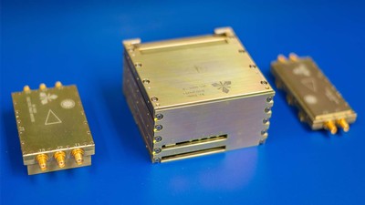 Electronic scientific instruments with metal housing.