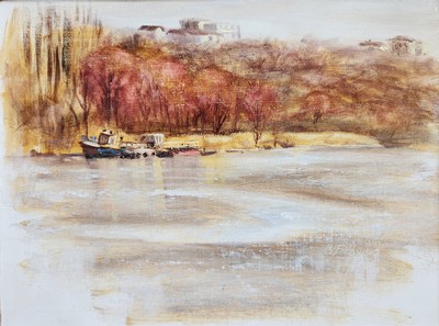 A landscape painting.