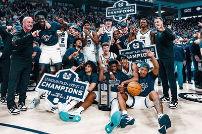 A basketball team.