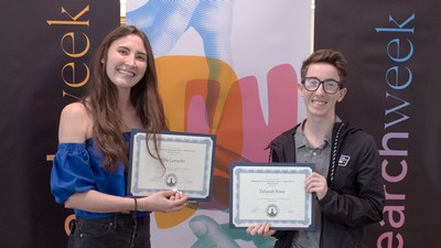 Student research award recipients.