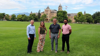USU earthquake researchers.