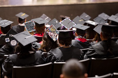 A graduation ceremony.
