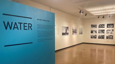 An art exhibit about water.