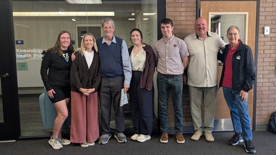 A group of people posing for a photo.