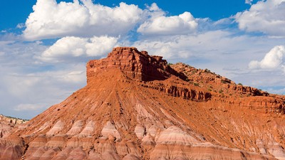 A red rock bluff in Southern Utah.